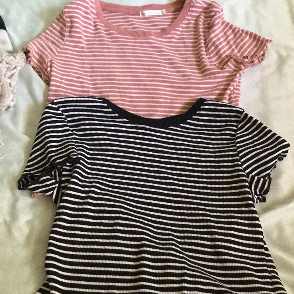 Two cute striped shirts !